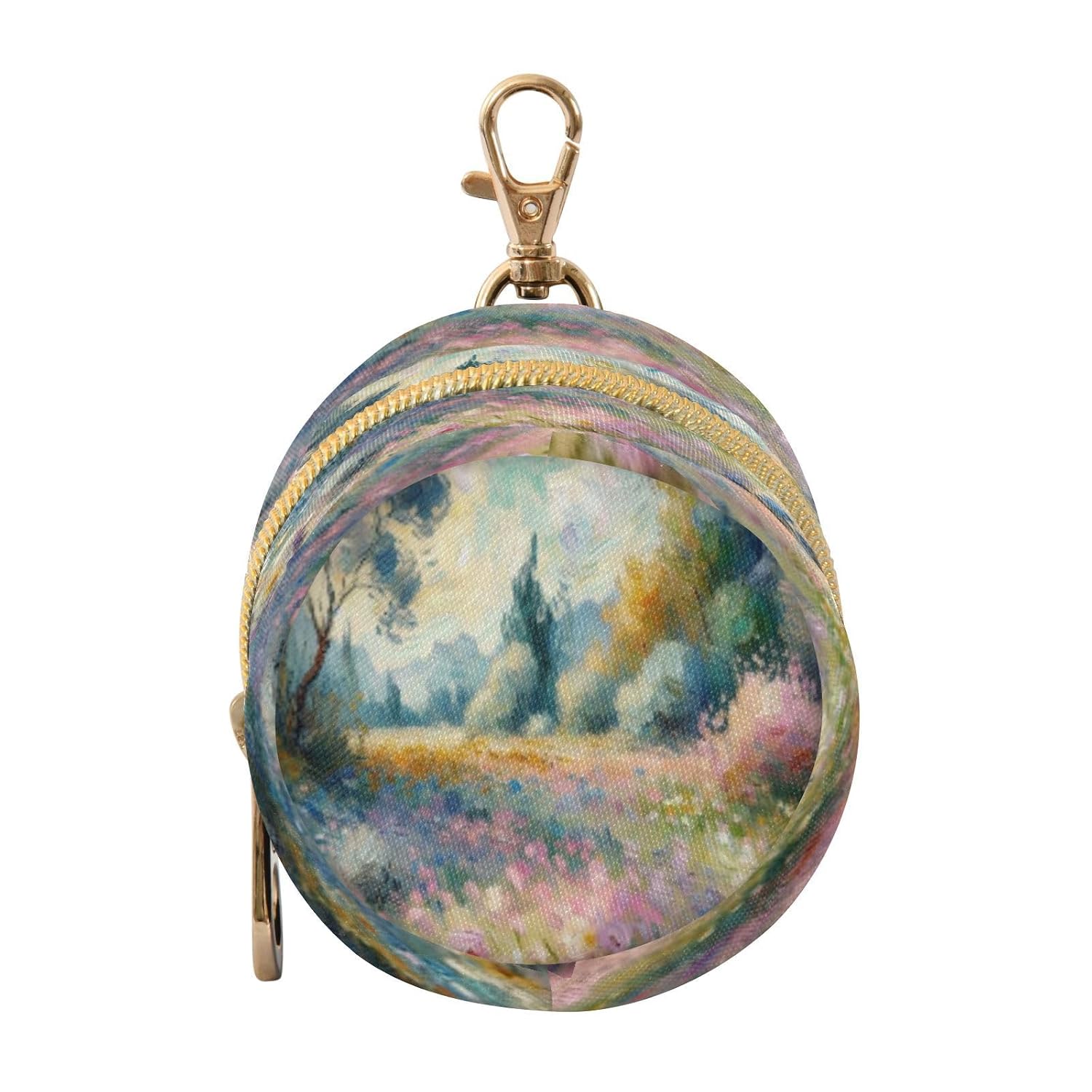 Kigai Oil Painting Field Pacifier Holder Case, Pacifier Storage Case for Diaper Bag, Portable Pacifier Holder for Newborn Baby Boy Girl