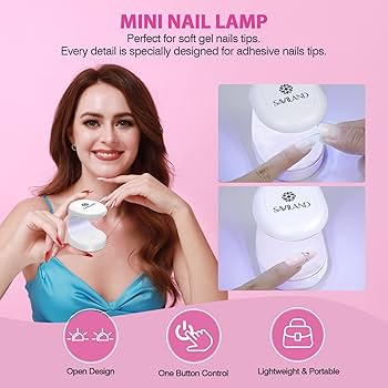 Amazon.com: SAVILAND Almond Gel Nail Kit: Nail Drill Kit U V Lamp