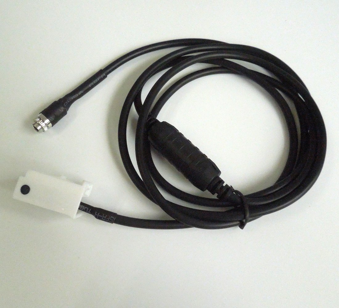 Car Aux Input Audio Adapter Cable 12 Pin 3.5mm Female Jack Compatible with BMW E63 E64 E62 E60 E61