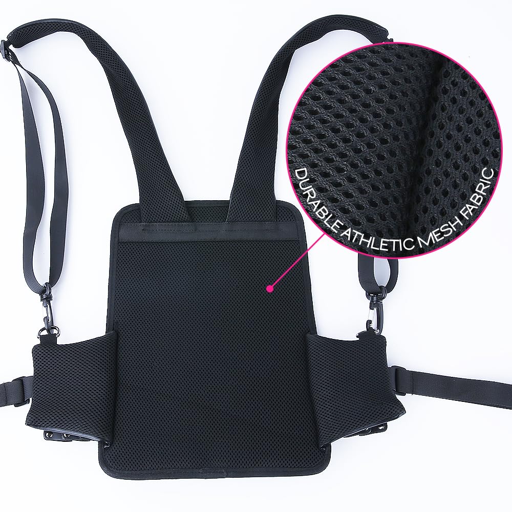 Bolsa para tijeras de peluquería, bolsa de cuero para aparejos de pecho, chaleco, herramientas de corte de pelo y tijeras de peluquería, 13 x 9.7 pulgadas