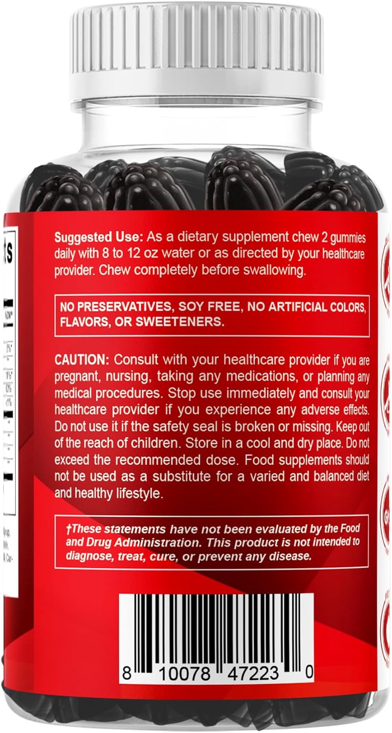 Vitamatic Glucosamine Chondroitin Gummies with MSM & Vitamin E – Joint Support – 60 Pectin-Based Gummies per Bottle – Pack of 2 (Total 120 Count)