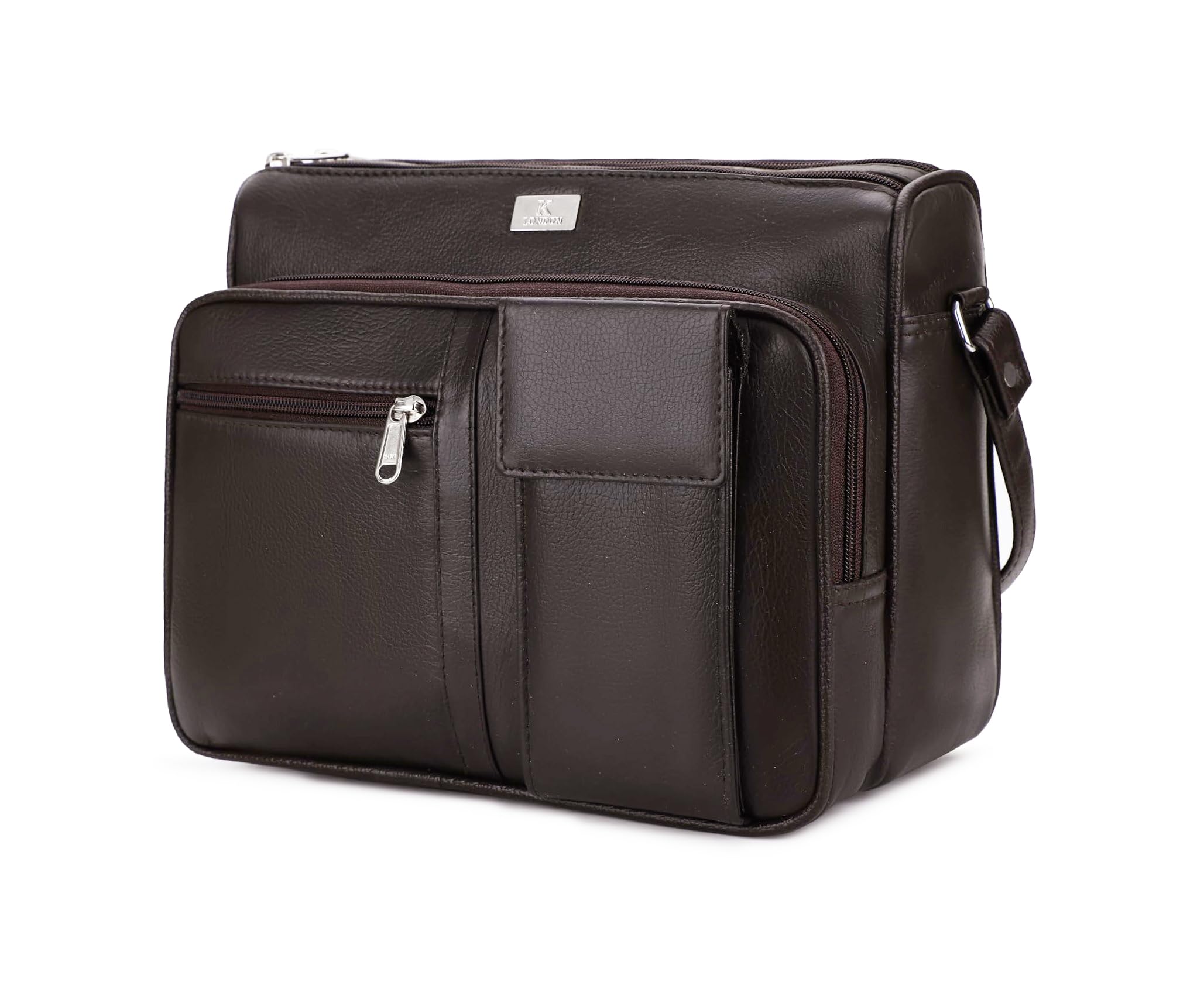 Ladies Leather Handbag in Soft Brown Leather - Womens Designer Shoulder Hand Bag – Medium Practical Size