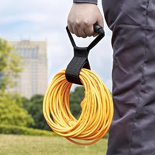 Cord Storage Straps, 17" Extension Cord Straps Heavy-Duty for Garden Hose Strap Cordes Organizer Handle for RV Accessories, Industrial Electrical Accessories
