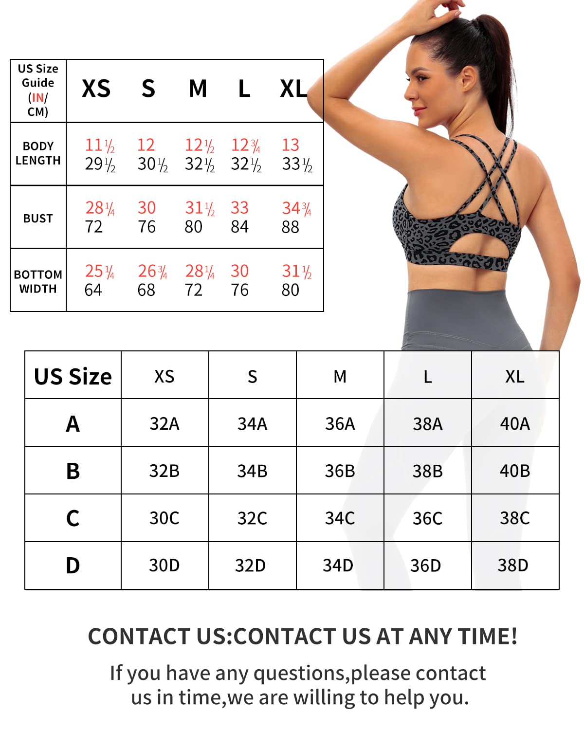 RUNNING GIRL Padded/Full Cover/Push Up/T-Shirt/Soft/Longline Sujetador Deportivo Mujer