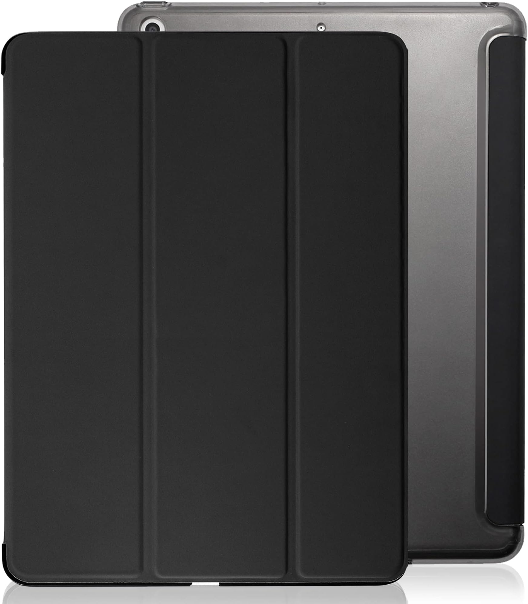 KHOMO iPad mini 1 2 3 Case - Dual Series - Ultra Slim Black Cover with Auto Sleep Wake Feature for Apple iPad mini 1st, 2nd and 3rd Generation