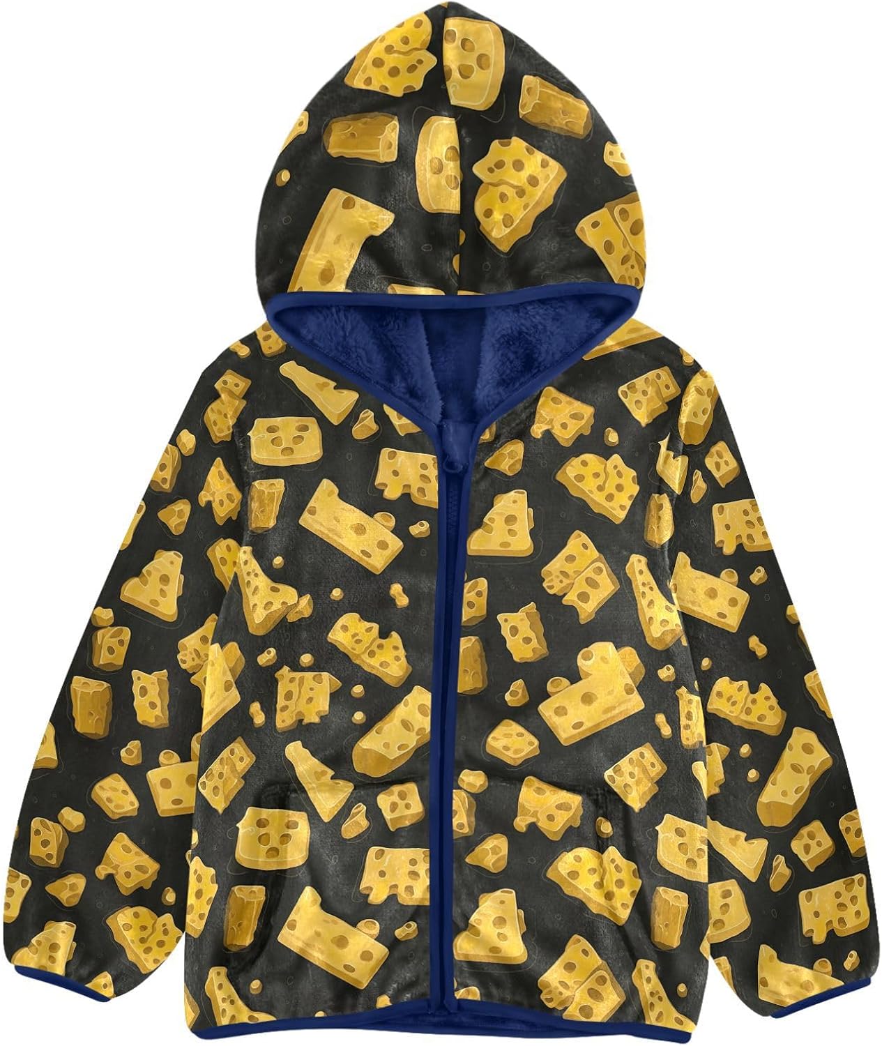 Boys Fleece Coat,Children's Zip-Up Hoodie Jacket,Baby Warm Fashion Outerwear 3-10T