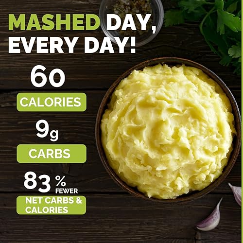 Miniatura 4 de Palmini Corazones de ajo asado de palmera triturados | Corazones de palma bajos en carbohidratos y bajos en calorías | 0.27 oz de carbohidratos