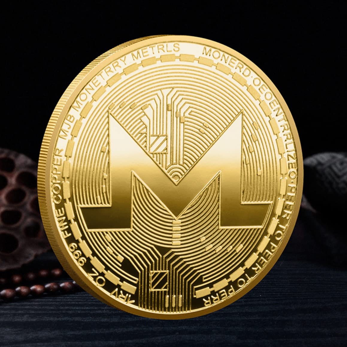 Lot de 2 pièces de monnaie Monero XMR Crypto Pièces de monnaie  Crypto-monnaie Favorite Pièce Physique commémorative : Amazon.fr: Jeux et  Jouets