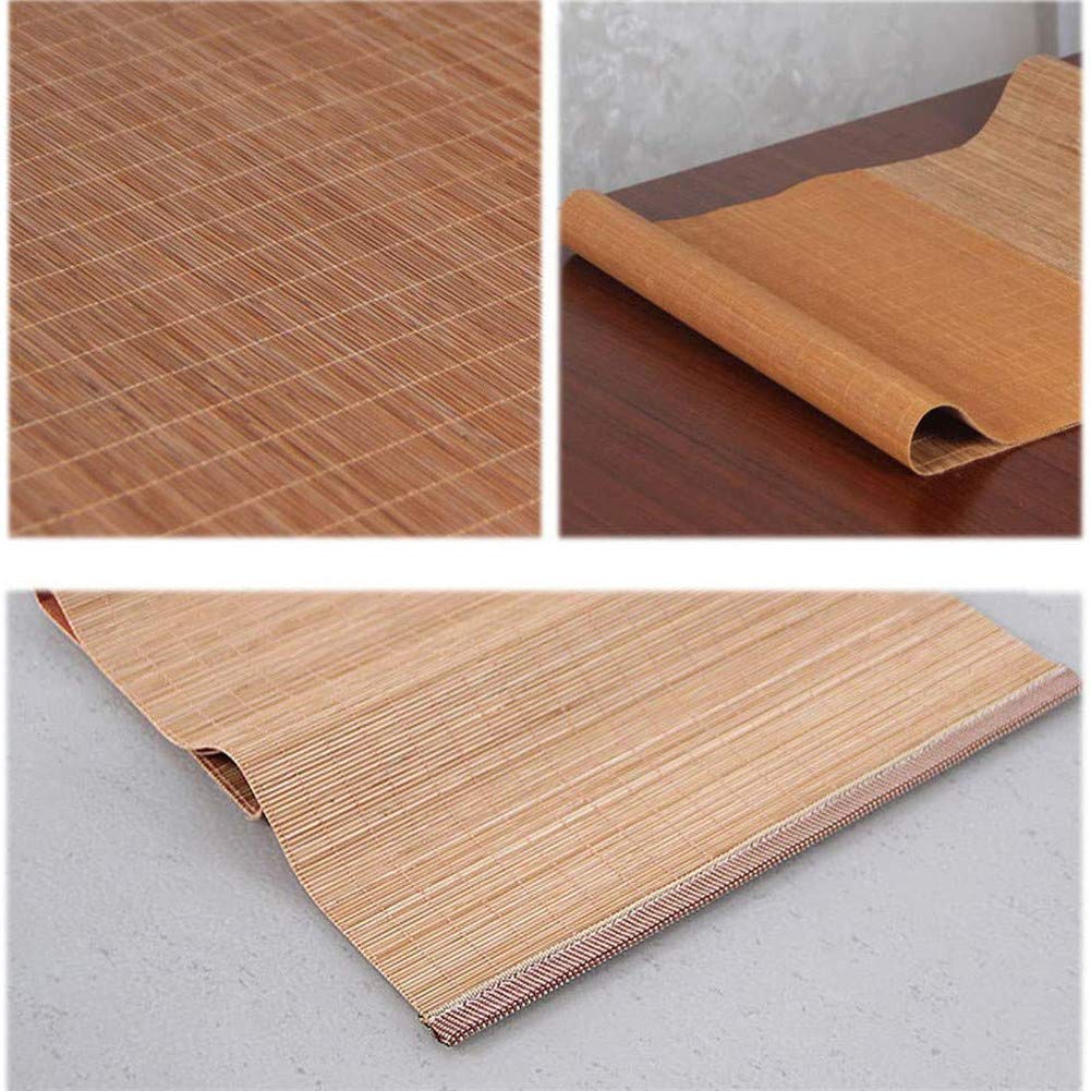 Bambus Tischläufer, Elegante Lange Tischdecke Hitzebeständig Waschbar Platzsets Für Bauernhaus/Party/Esszimmer,2,30 X 210cm(12"×82")