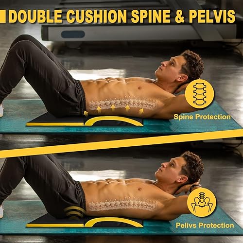 Miniatura 5 de POWER GUIDANCE Esterilla de ejercicio abdominal, almohadilla para sentarse, esterilla de entrenamiento abdominal y núcleo para una gama completa de