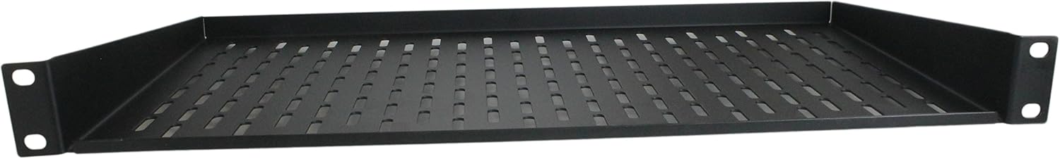 MCS Pro Audio Cantilever Rack Mount Shelf 19" (1U Vented Fixed Shelf 10" deep)