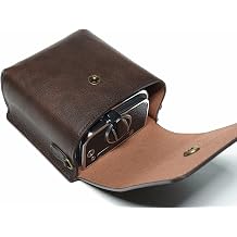 Real Leather Case Bag Cover for Hasselblad A12 A16 A24 A16S C12 C24 Film Back Magazine Holder Coffee Color
