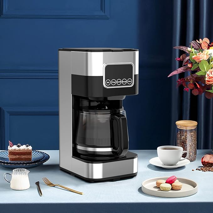 Cafetera de Goteo Automática Programable con Filtro Permanente para 10 Tazas miniatura 2
