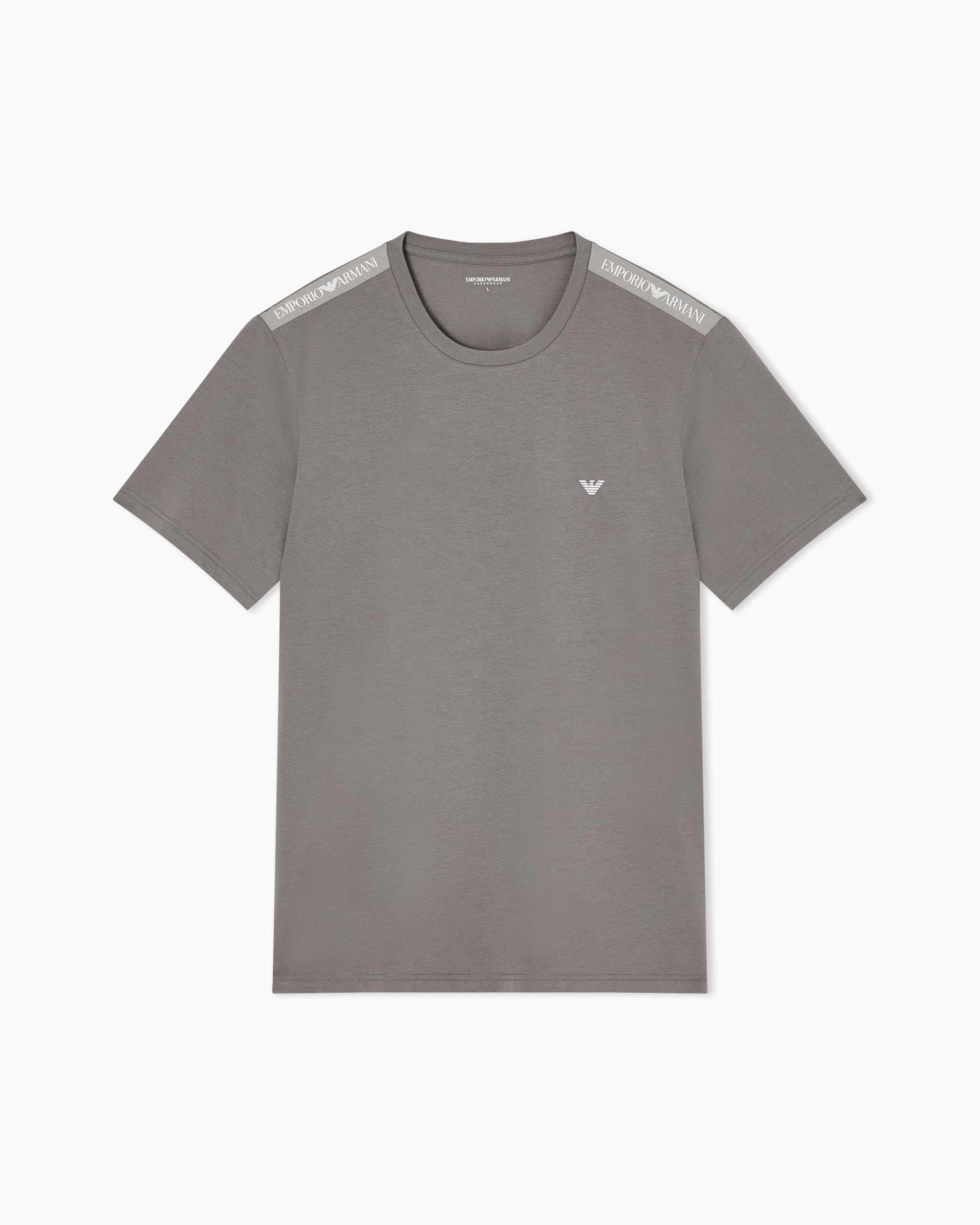 Men's CORE Logoband Crew Neck T-Shirt Grey L