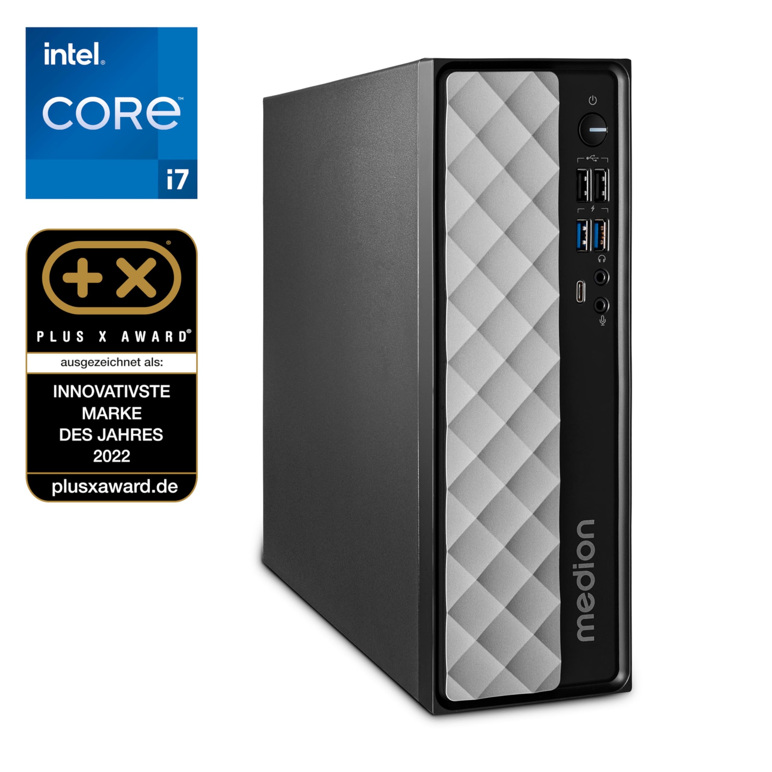 PC de Bureau - MEDION - T80 MD34590 - i7-12650H 2,3GHz - RAM 16Go - SSD 1To - Carte graphique intégrée - Win 11