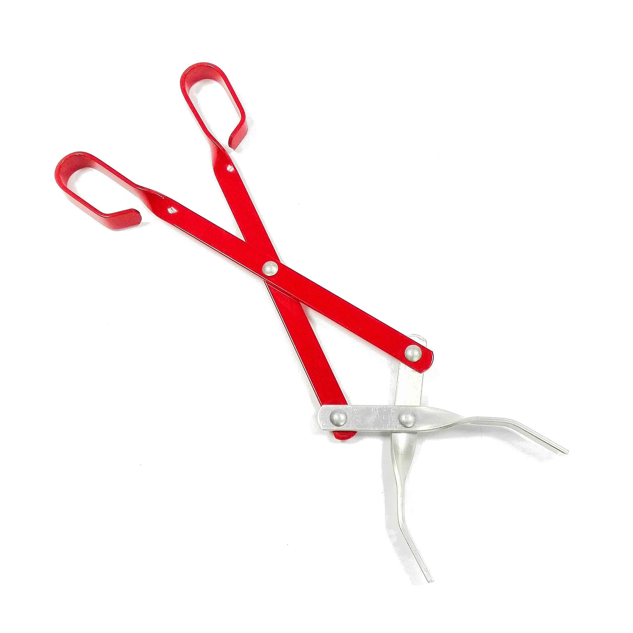 LK´s Braai & AccessoriesOriginal Luke's Tongs Aluminium Scissors Pliers Length 417 mm Colour Red