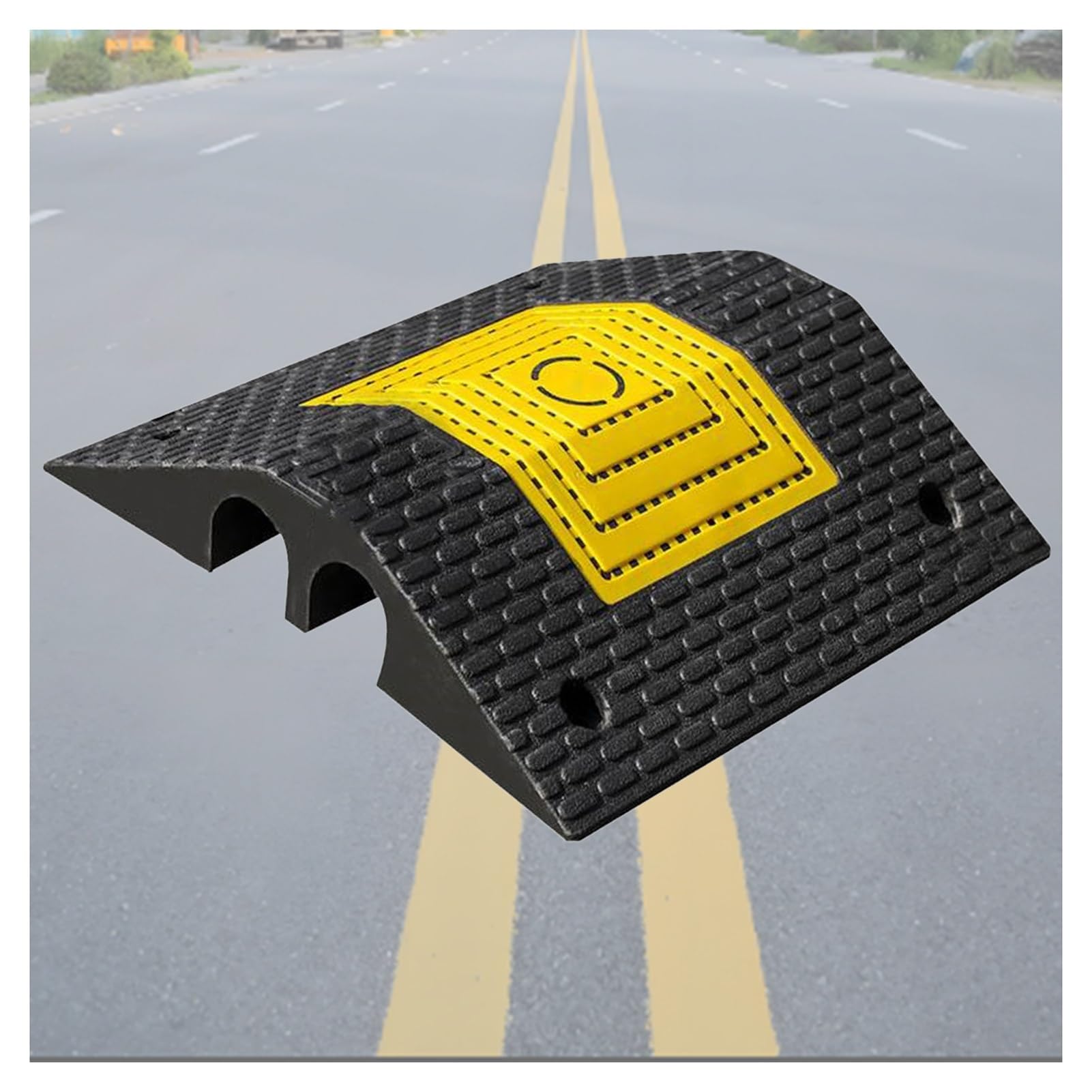 Heavy Duty Speed Bumps per strada, rampa di protezione per cavi, per asfalto, cemento, ghiaia, vialetto