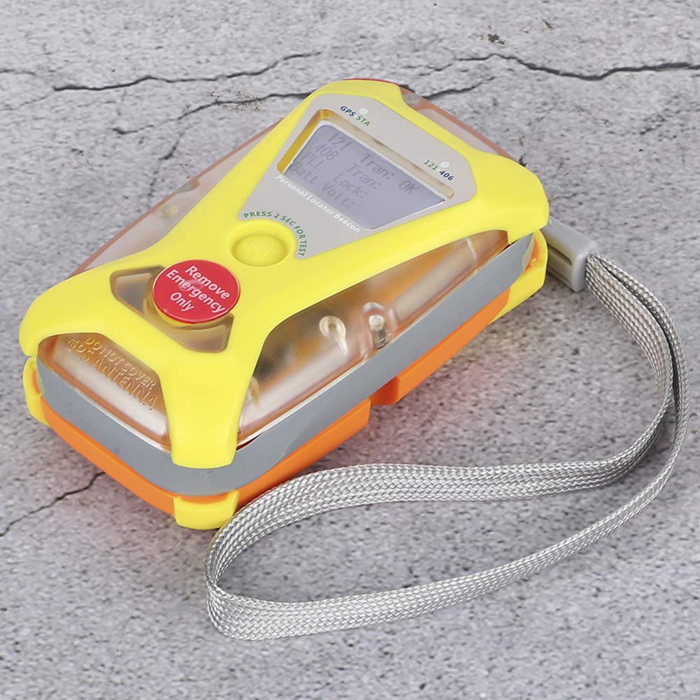 Balise de localisateur Personnel flottateur Portable avec GPS, écrivain de Codes et Lampe de Poche LED pour Le Sauvetage de Bateaux Marins