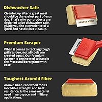 Vista 3 de Grill Rescue Cabezal de limpieza reemplazable para barbacoa, cepillo de parrilla sin cerdas, herramientas de parrilla duraderas y únicas