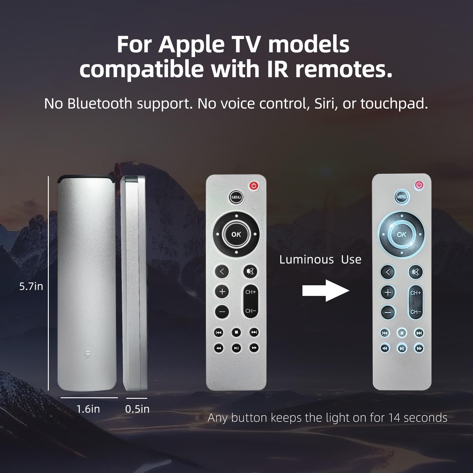 Amazon | Apple TV用ユニバーサルリモコン、Siriリモコン第1、第2、第3