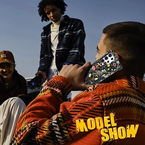 Miniatura 6 de Funda para Samsung Galaxy S22 Ultra Funda para teléfono para niñas, diseño único y estético, para adolescentes, diseño floral, resistente,