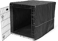 Vista 4 de MidWest - Funda para jaula de perro para dar privacidad, se puede lavar a máquina y secar