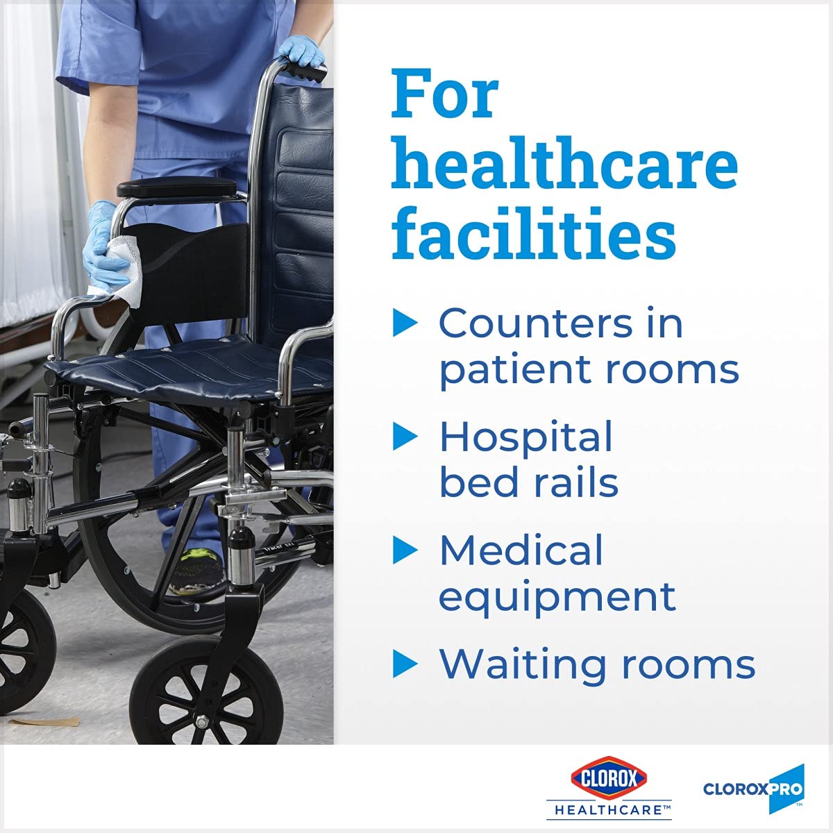 Clorox Healthcare Bleach Germicidal Wipes, 150 Count Canister (30577): Industrial & Scientific