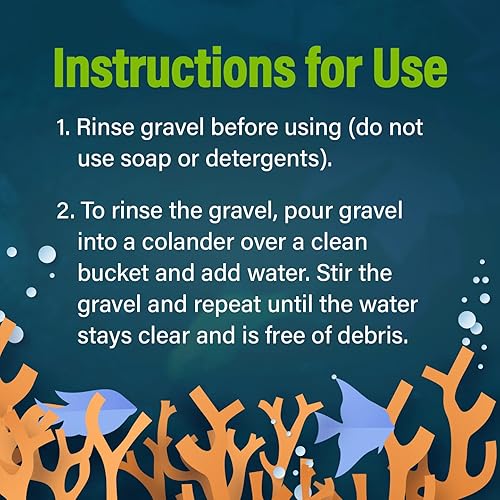 Miniatura 5 de GloFish Grava para acuario 5 libras, nacarado, complementos tanques y decoración (AQ-78484)