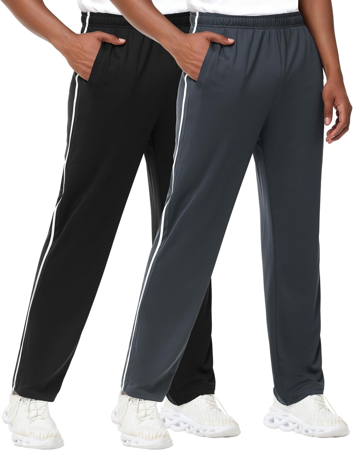 Zoofly Mens Track Pants Athletic Sports Pants Lightweight Breathable Workout Gym Running Sweatpants