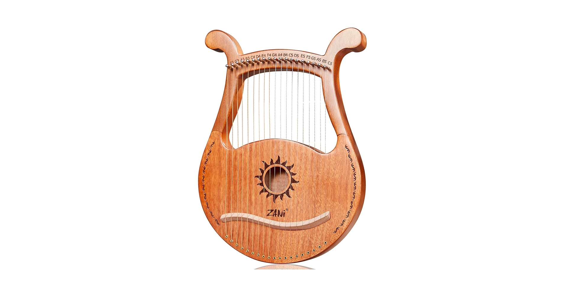 Amazon | TienClef Lyre Harp 19弦 古代ギリシャ風 音の形
