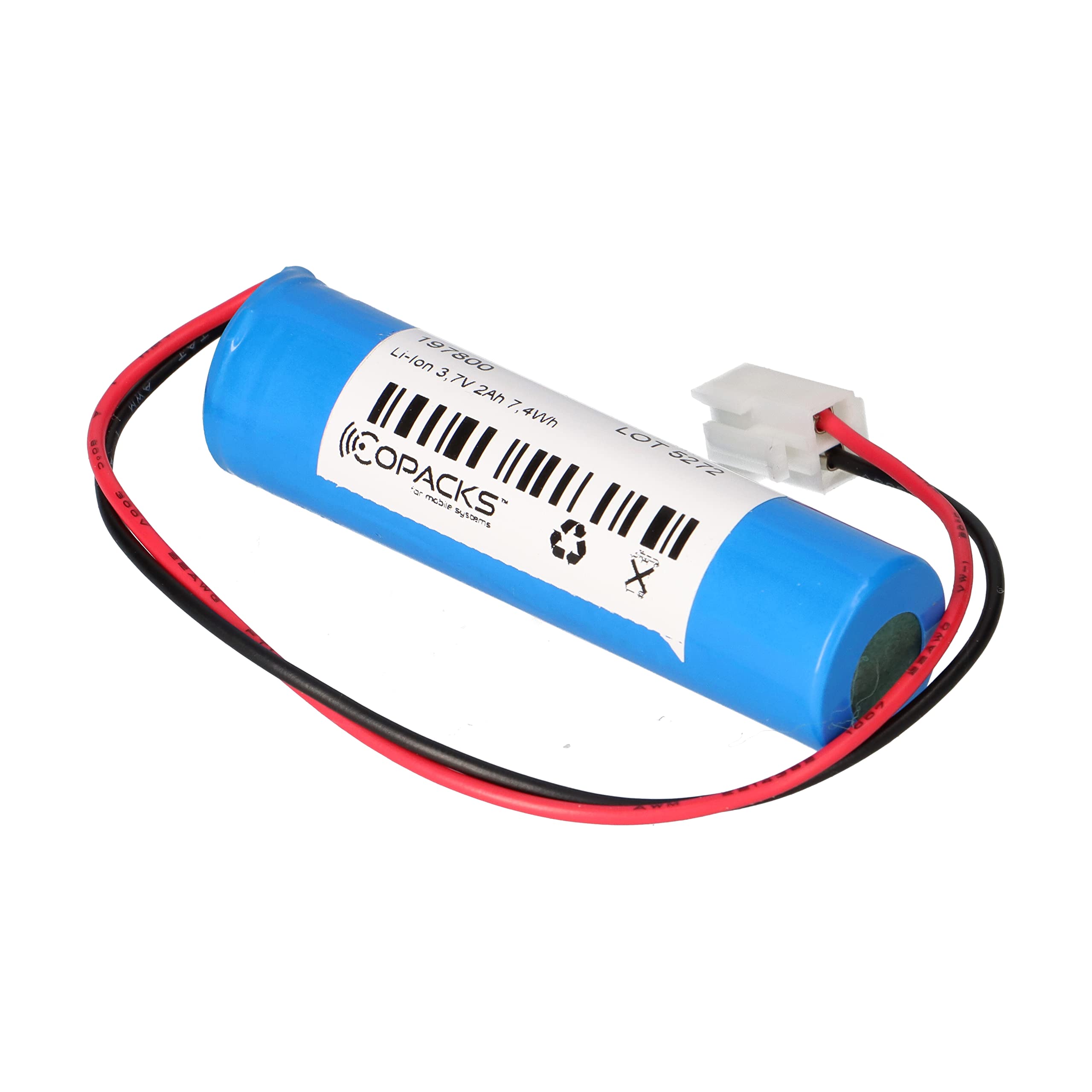 Batteria di ricambio agli ioni di litio CEAG 40071353666 40071353398