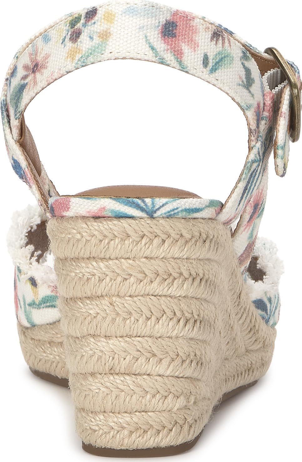 Lucky Brand Damskie sandały na koturnie Mindra Espadrille