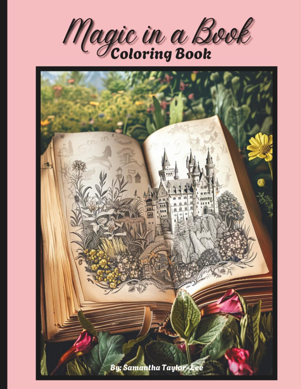 Magic in a Book: A Fantasy Coloring Book of Castles, Stories & Imagination