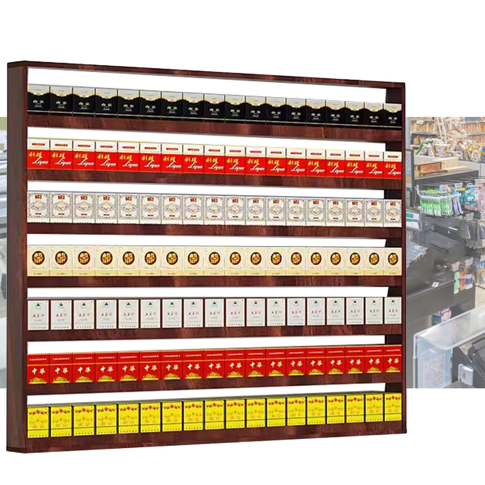 Amazon.com: Cigarettes Rack Display Shelf Retail Stand Multi-Tier Cigarette  Racks for Convenience Stores，Commercial Aluminum Cigarettes Display Holder  Matchbook Showcase, for Storage Cigar Blunt Wraps Candy, Supe : טיפוח  הבריאות והבית