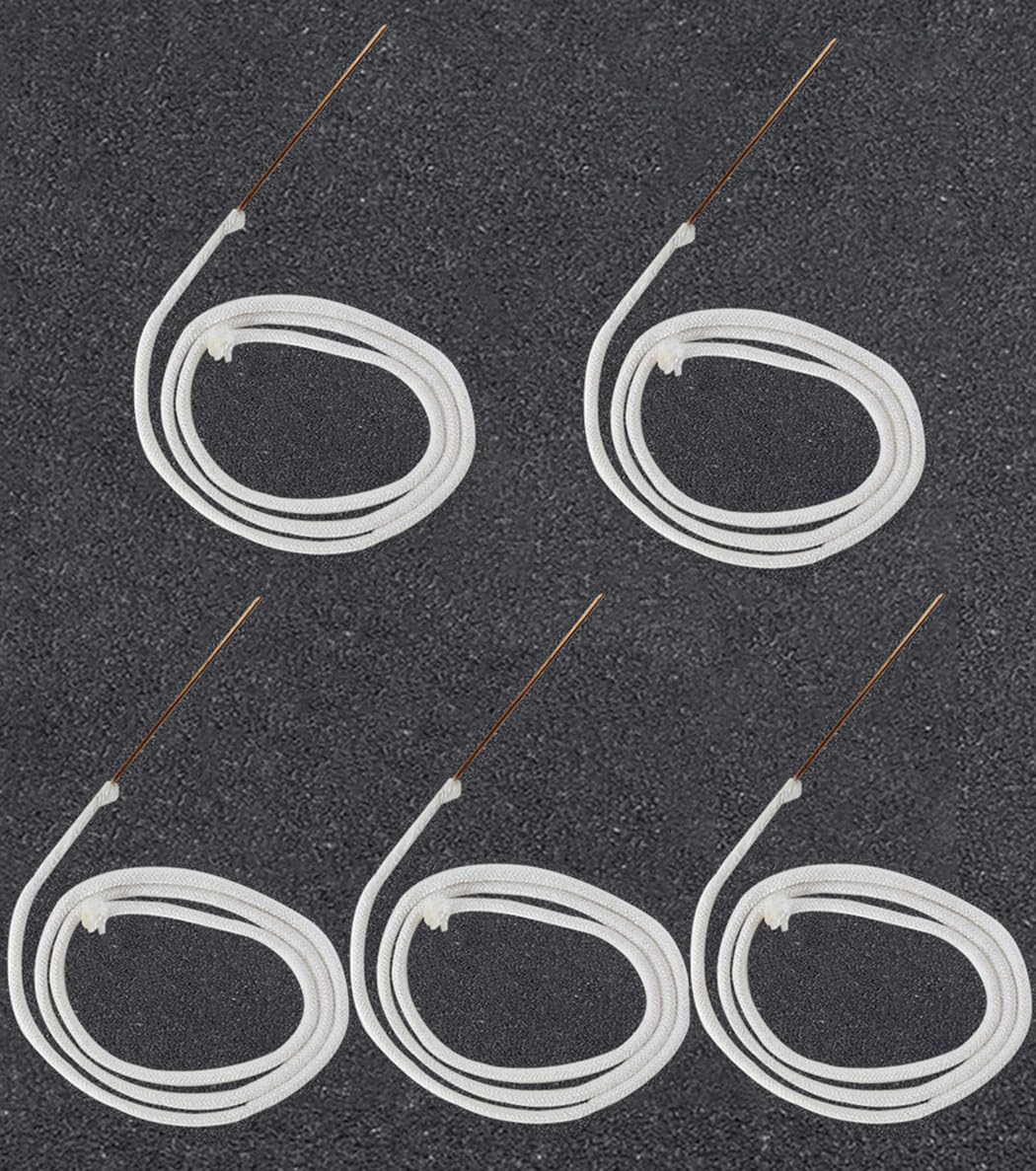 Kerosene Lighter Replacement Cotton Core with Metal Needle, Suitable for Most Brands, Practical, White, 5 Pack-image-34