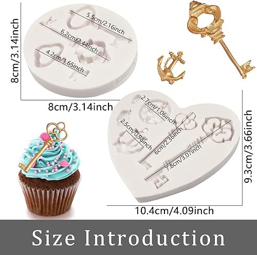 Miniatura 6 de Moldes de fondant molde de silicona para decoración de tartas suministros para hornear del día de San Valentín para cupcakes galletas chocolate de