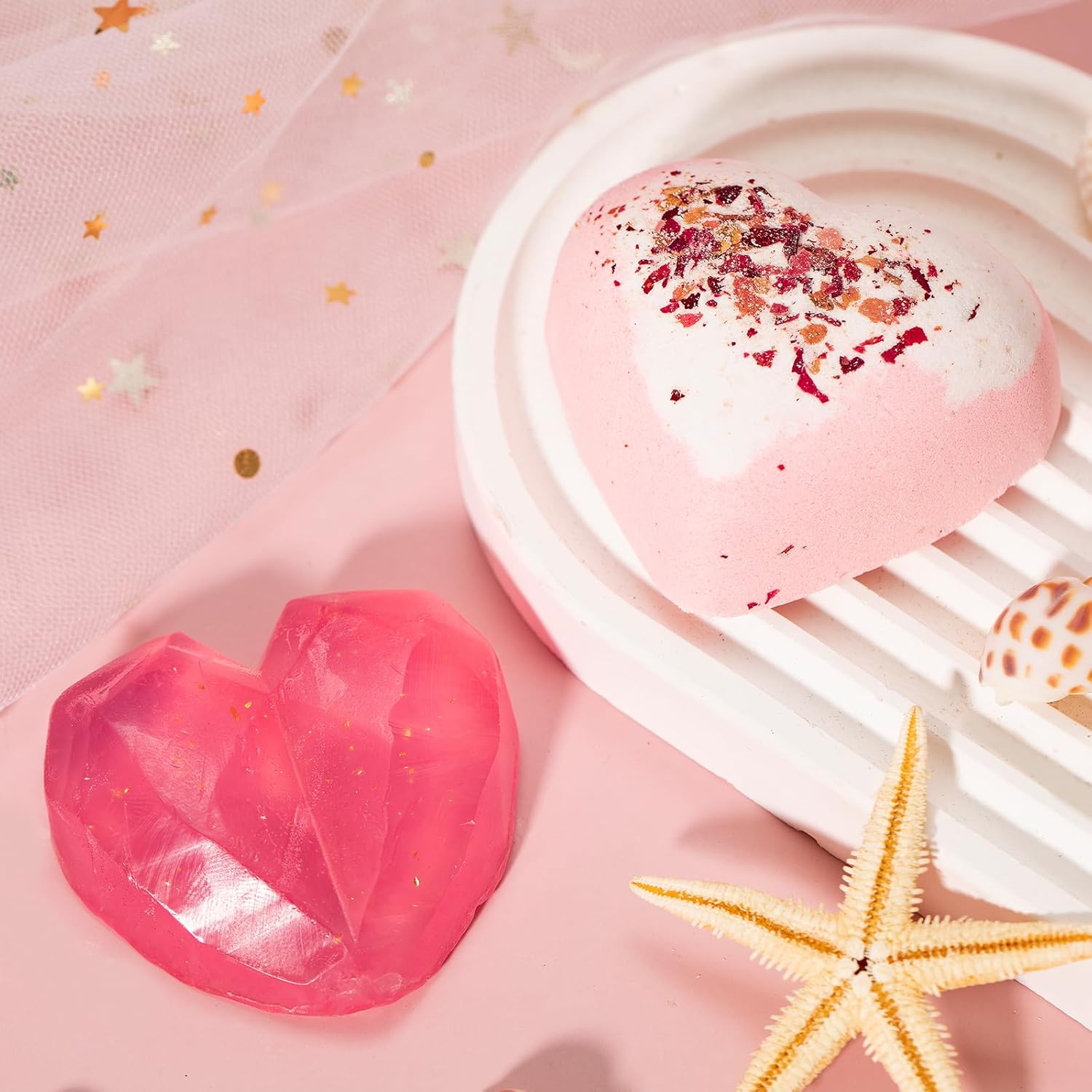 Birthday Gifts for Women Pink Gift Basket Friendship Gift Relaxing Set Best Friend Unique Gift Ideas for Women Gift Box for Sister Birthday Presents - Image 5