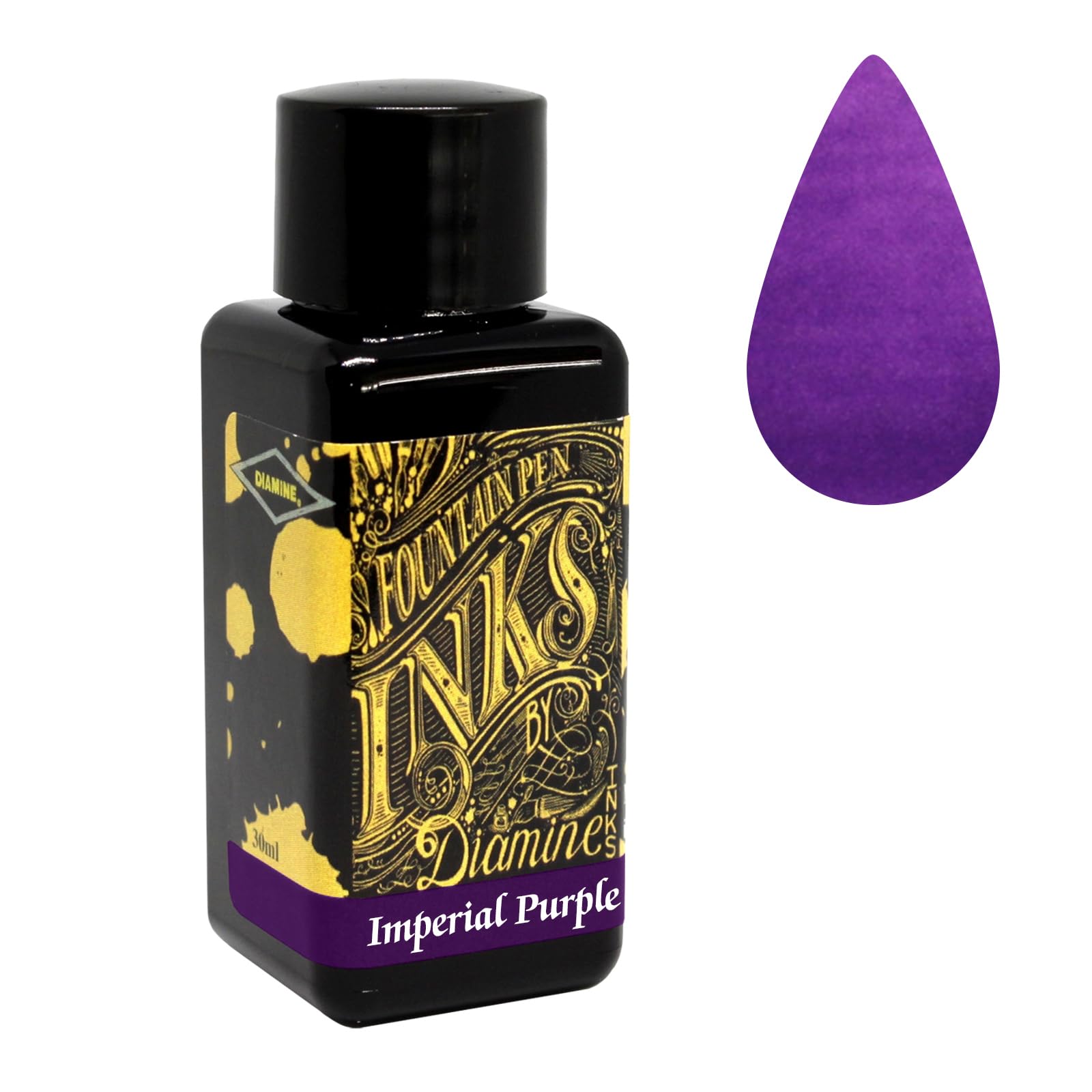 Diamine - Inchiostro per penna stilografica da 30 ml, confezione da 3 – Oxblood & Imperial Purple & Aurora Borealis