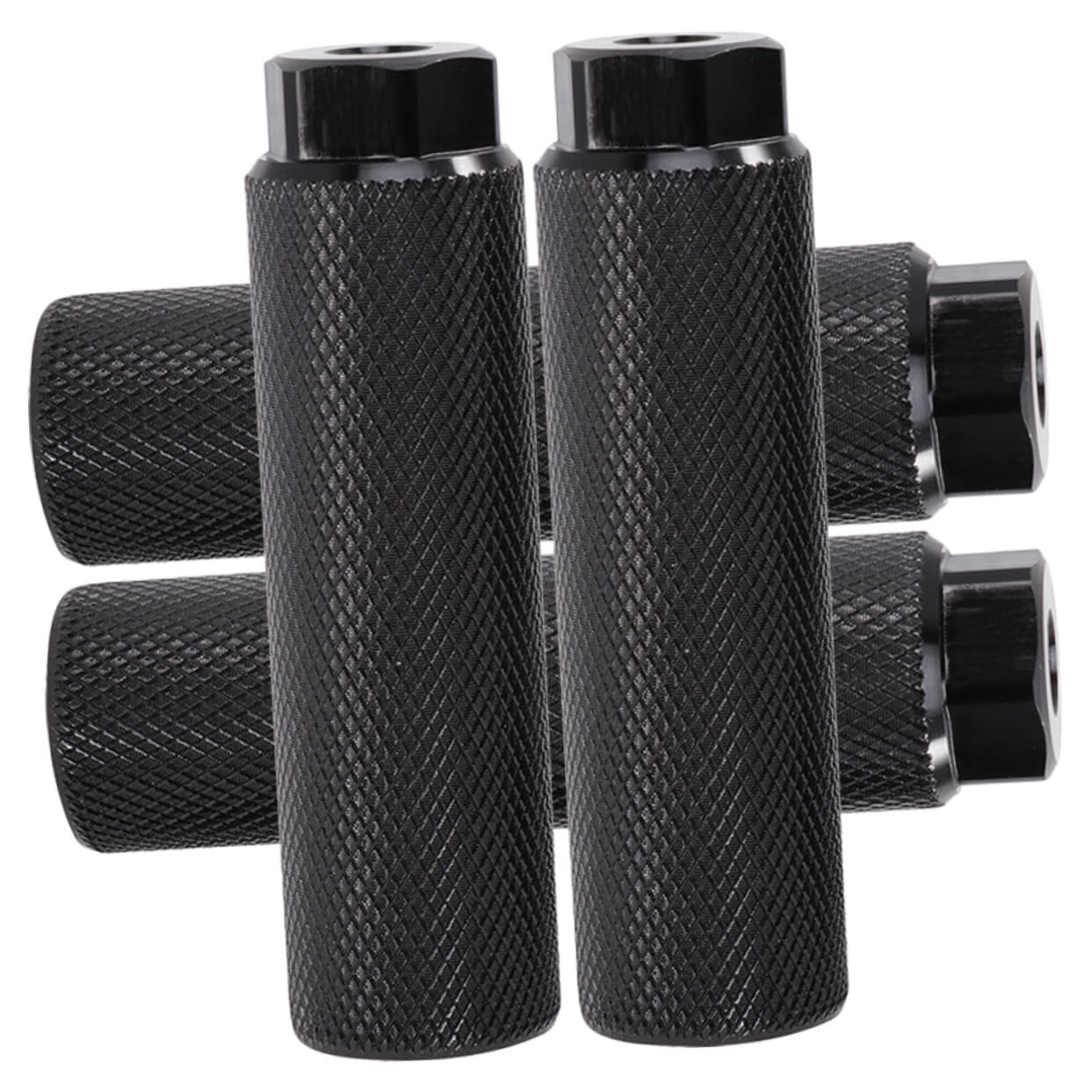 EXAOMBLE 4pcs Bike Pegs Anti-Slip Rear Foot Pedals for Cycling Durable Design for Adults Boys and Girls for Outdoor Riding Easy Installation