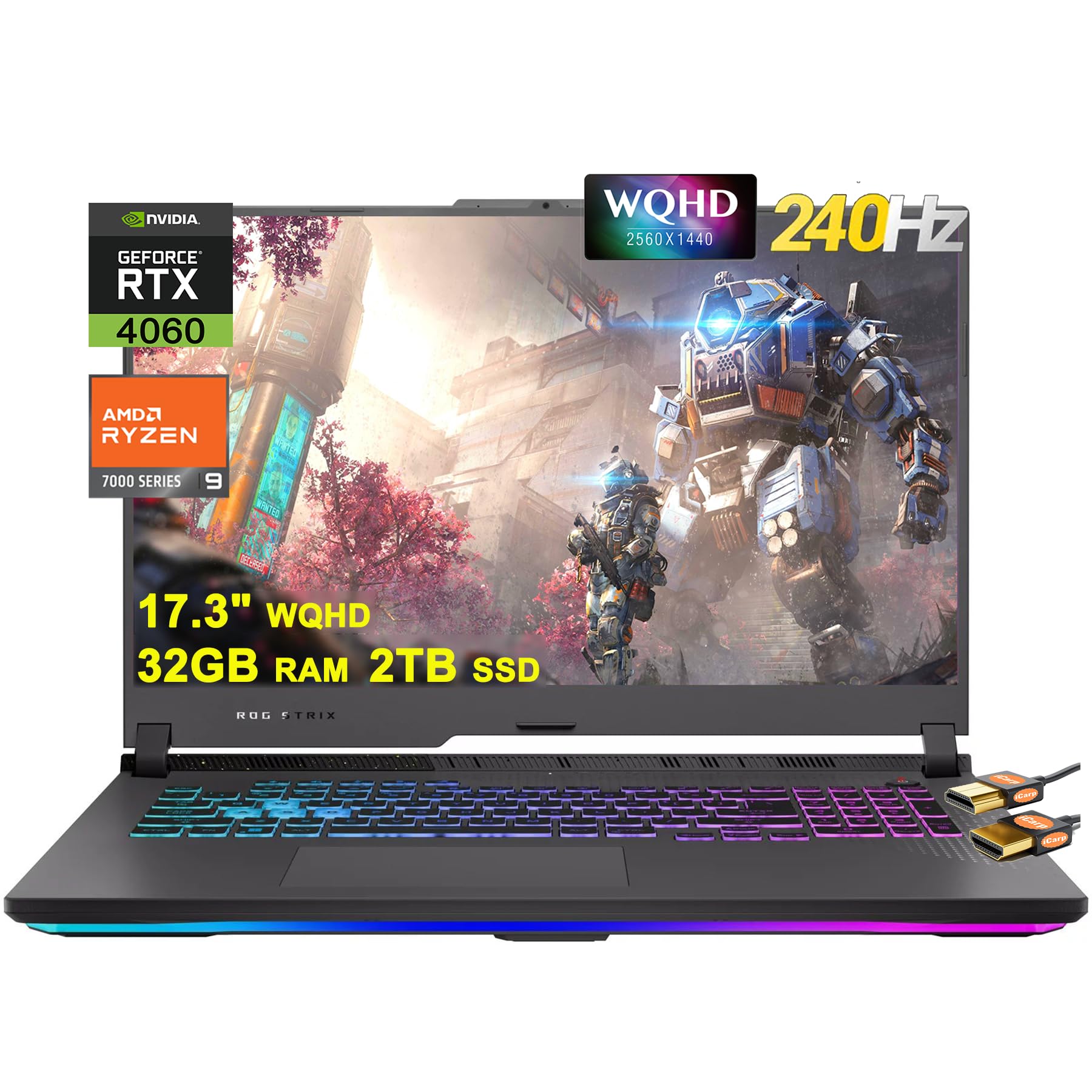 asus rog strix　G713IM Amazon.com: ASUS ROG Strix G17 (2021) Gaming Laptop, 17.3” 144Hz