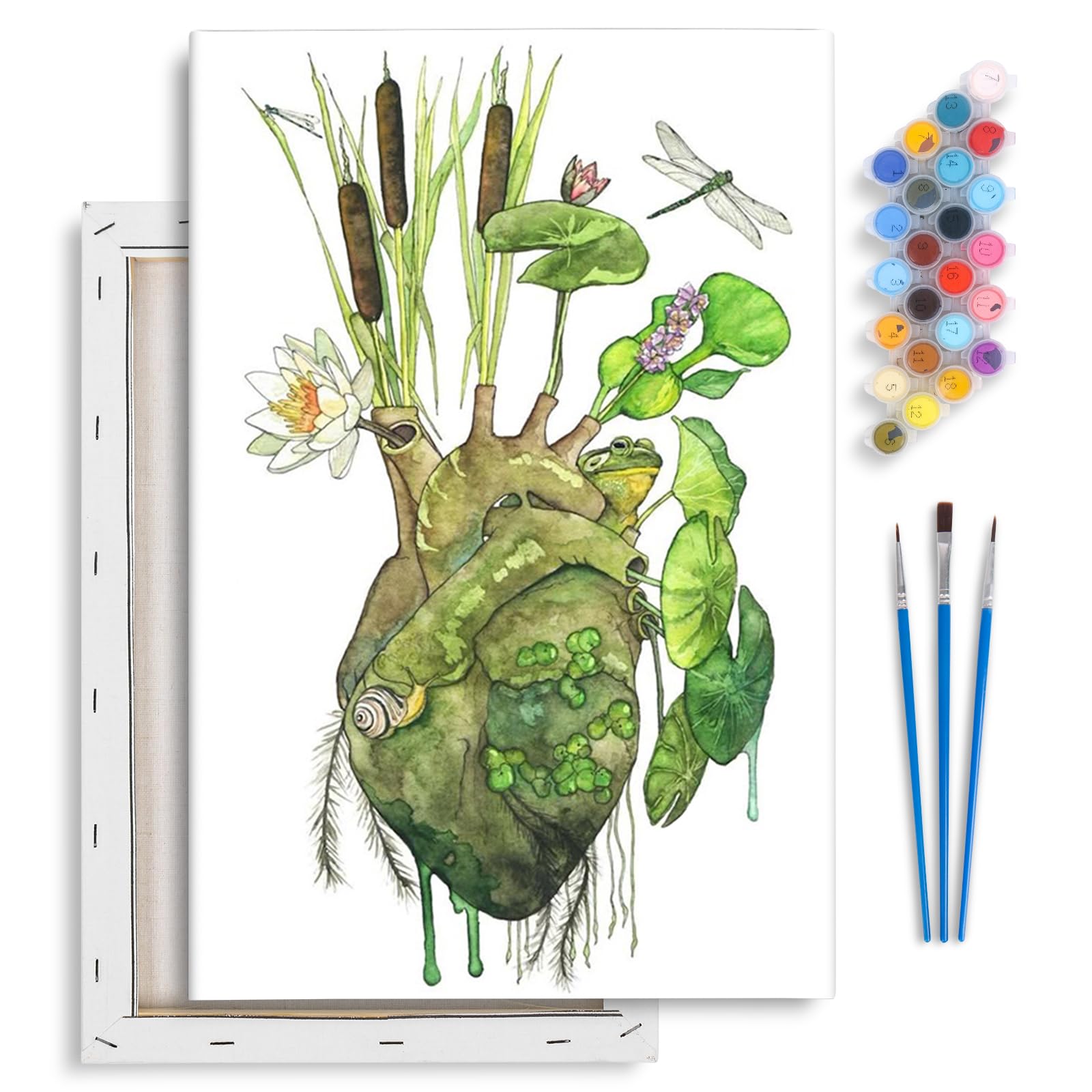 Paint by Numbers Kit - Flowers, Framed! -24 Paint by Numbers Kit - Flowers, Framed! -24