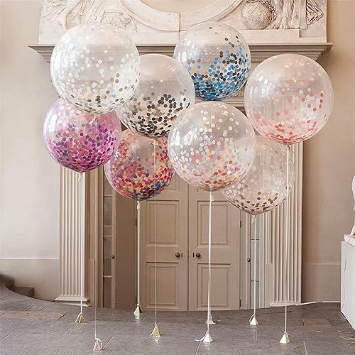 Miniatura 10 de Efavormart - 5 globos gigantes transparentes de PVC para helio o burbujas de aire de 36 pulgadas