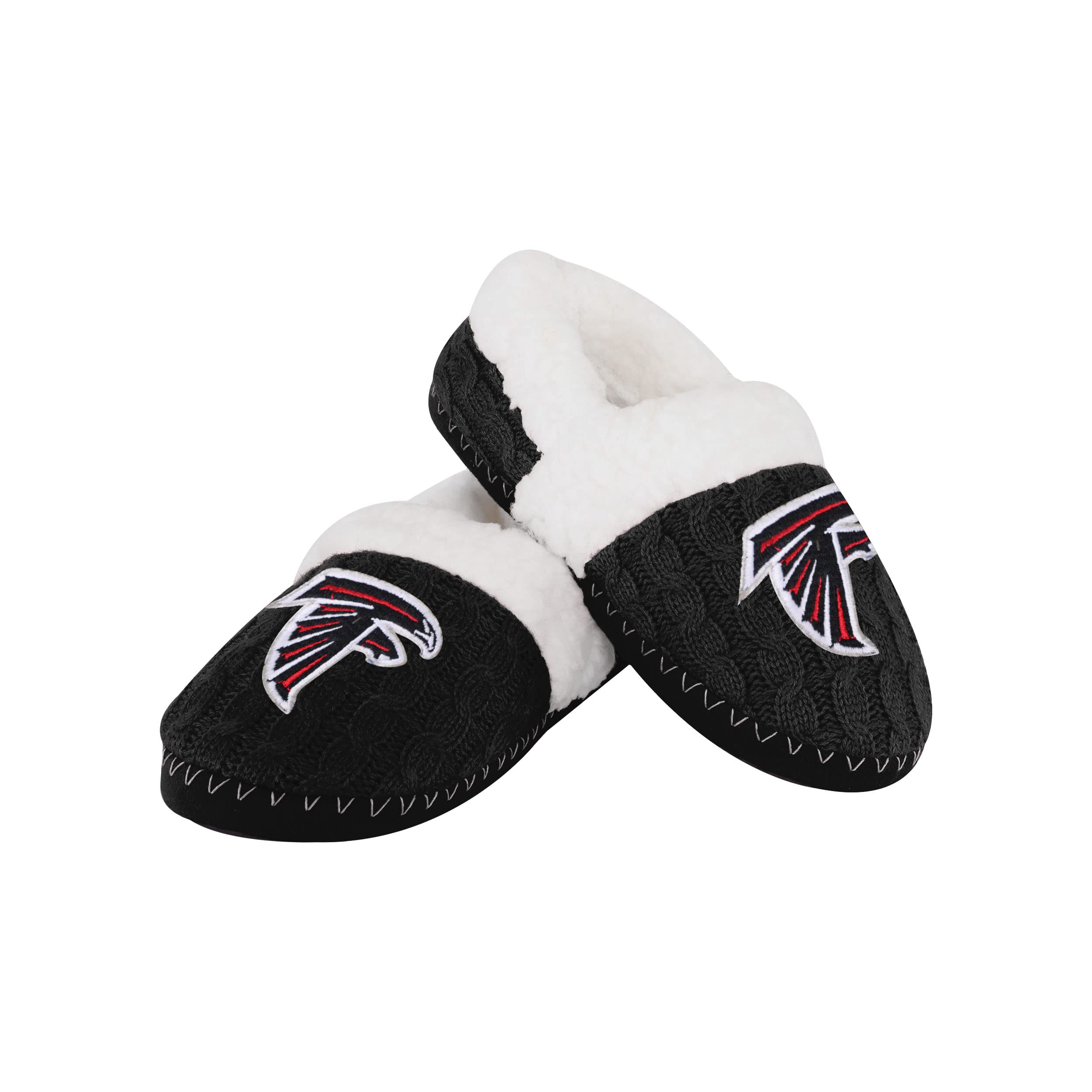 FOCO Womens NFL Team Color Moccasin Slippers