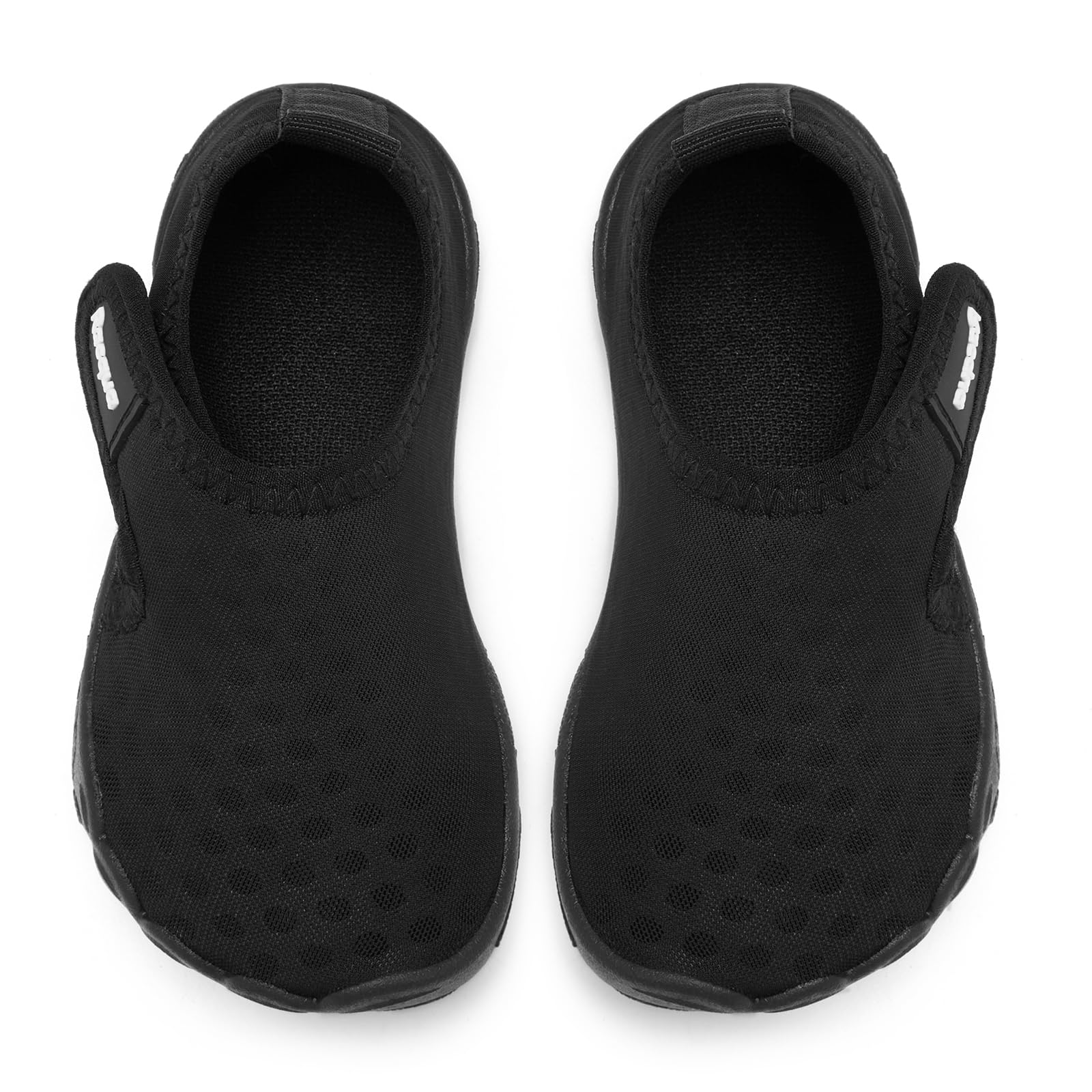 Racqua Scarpe da acqua per bambini, antiscivolo, per bambini, ragazzi e ragazze (neonati/bambini), Wzk1653t Nero, 25 EU