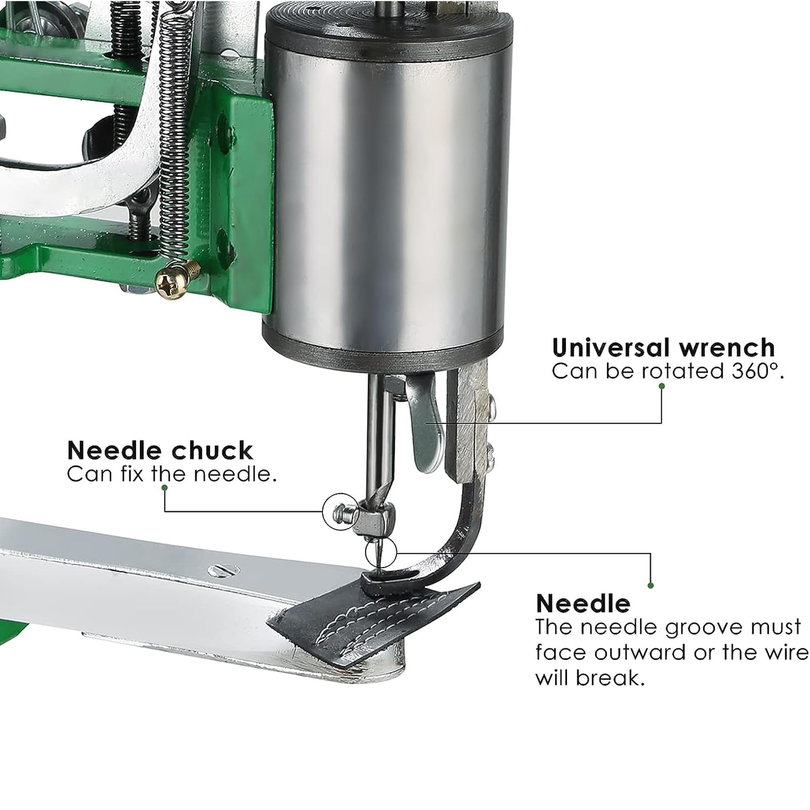 Macchina per la riparazione di scarpe, macchine da cucire portatili in pelle, macchina per la riparazione di scarpe da calzolaio a mano, cucitura di calzolaio linea di nylon manuale per impieghi