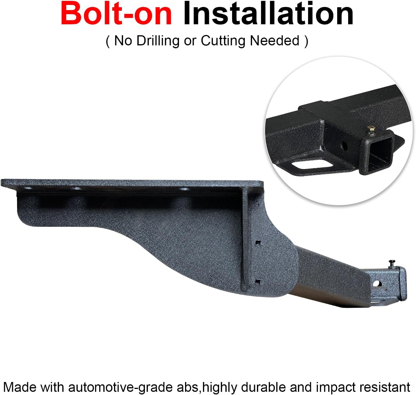 Class 3 Trailer Hitch Black Compatible with 2014-2021 Infiniti QX60, 2013-2013 Infiniti JX35, 2013-2020 Nissan Pathfinder 2” Hitch Receiver