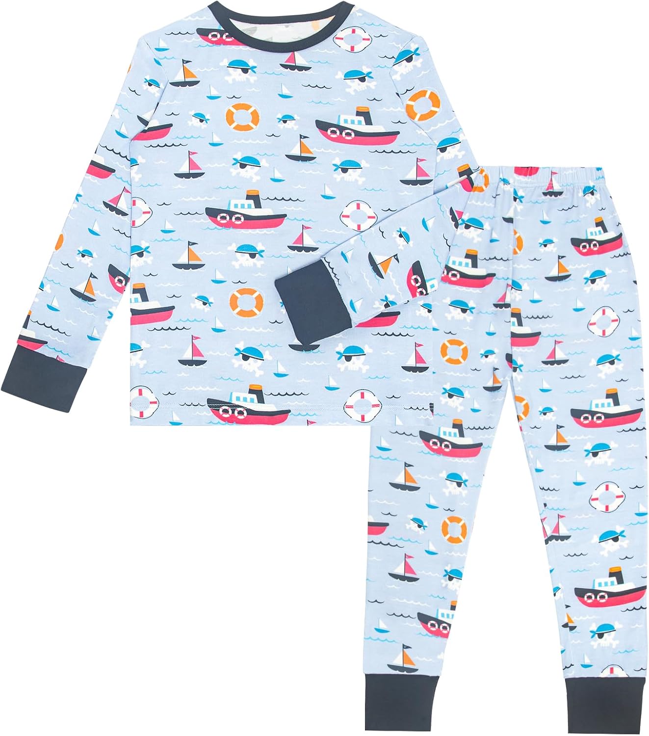 hibshaby Rayon of Bamboo Toddler Girls Kids Pajama Sets Long Sleeve Snug fit Sleepwear Pjs 2pcs Set - Image 6