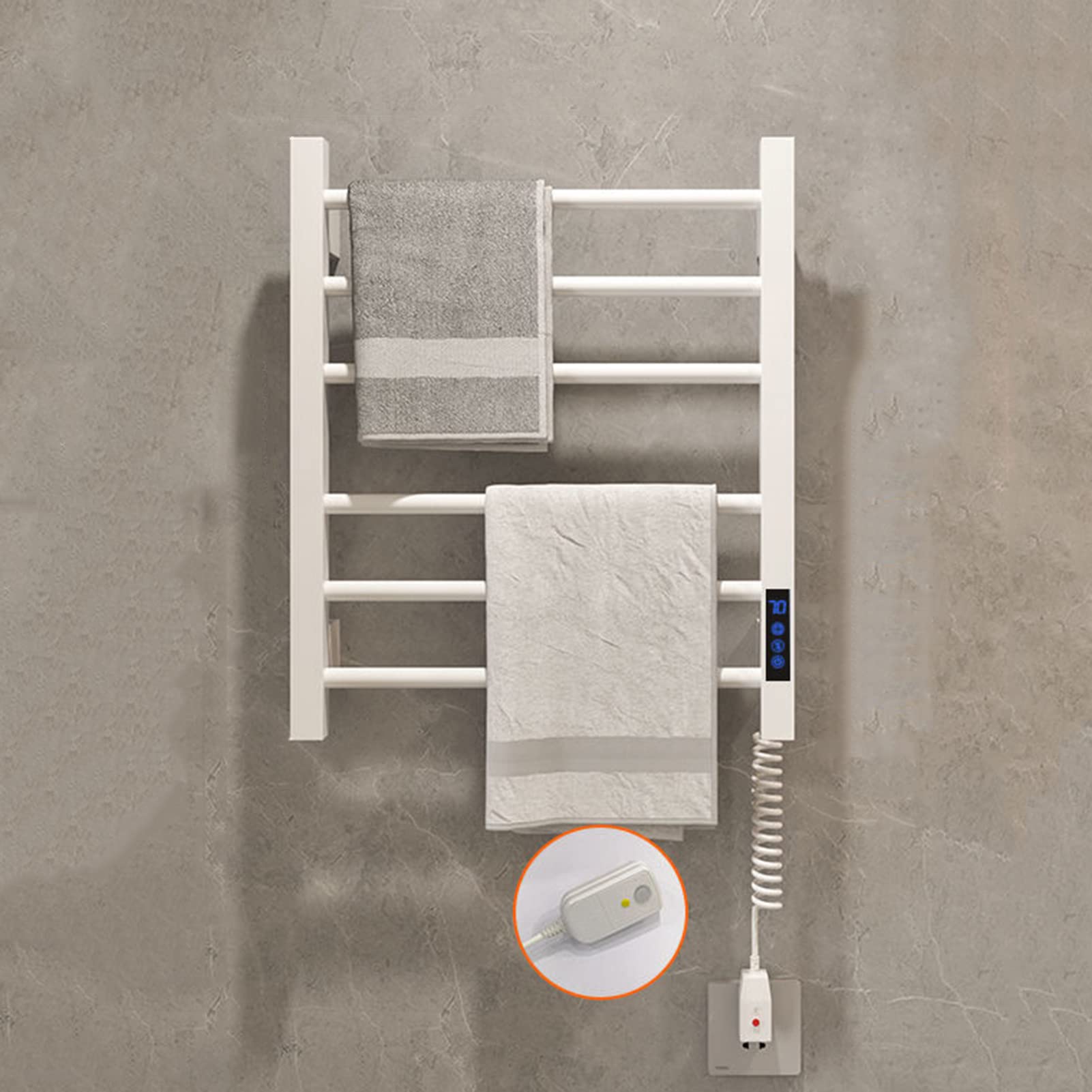 Toallero eléctrico para baño ideal para mantener las toallas calientes en invierno