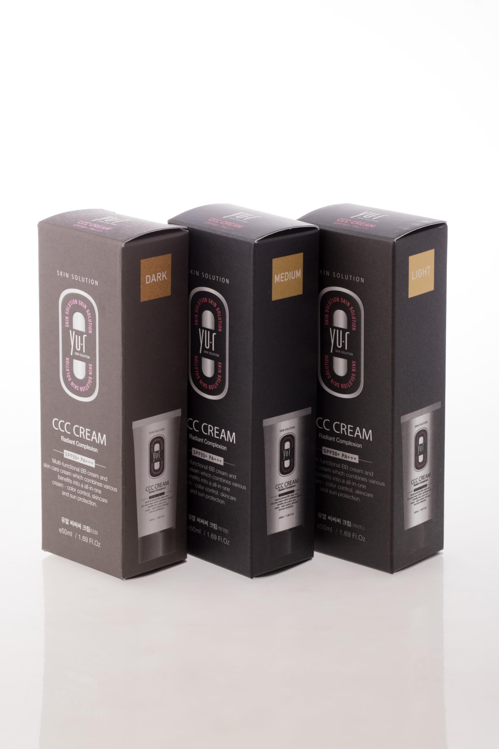 CCC crema cambia colore 4 funzioni LSF50+ PA+++, colore chiaro