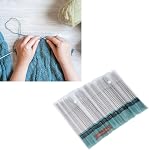 55Pcs Double Pointed Knitting Needles Short Stainless Steel Sock Knitting Pins Set for DIY Knitting Yarn Projects